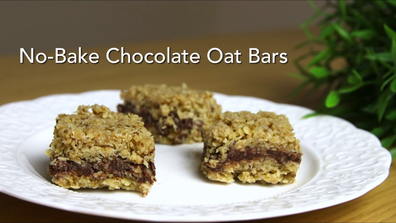 Best Easy No Bake Chocolate Oat Bars recipes - YouTube