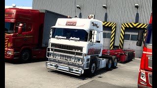 Truck Simulator 2 1.40 Mod Daf F241 Custom Cli̇c Trucks Ets2 Gameplay Li̇nk