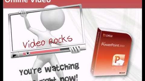 Create Quick and Easy Videos with PowerPoint 2010