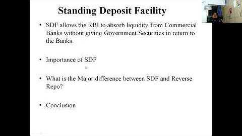 Standing Deposit Facility | SDF | SDF vs  Reverse Repo | difference between SDF and Reverse Repo