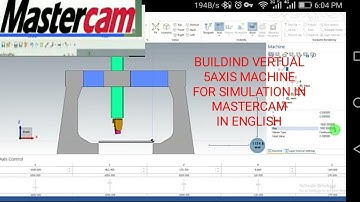 BUILDING VIRTUAL 5AXIS MACHINE FOR SIMULATION IN MASTERCAM
