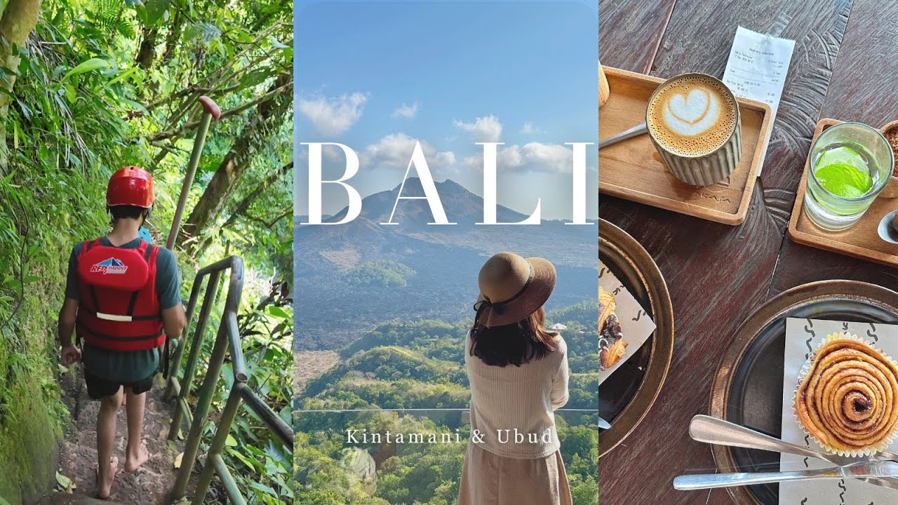 峇里島Vlog｜將兩座火山美景盡收眼底的AKASA咖啡廳🌋、上山下水的阿勇河泛舟🚣🏻、烏布挖掘寶藏小店💛、再訪記憶中的Bebek Bengil髒鴨餐廳