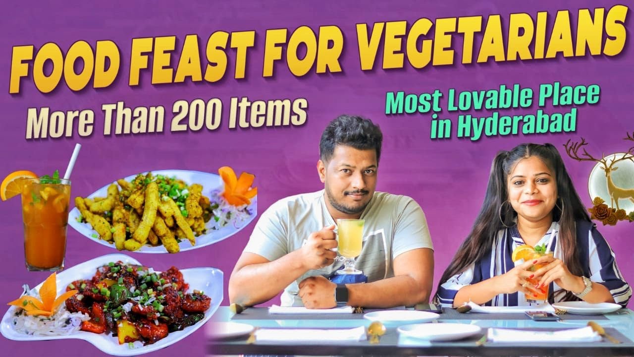 Hyderabad's Best Vegetarian Food All You Can Eat Unlimited buffet