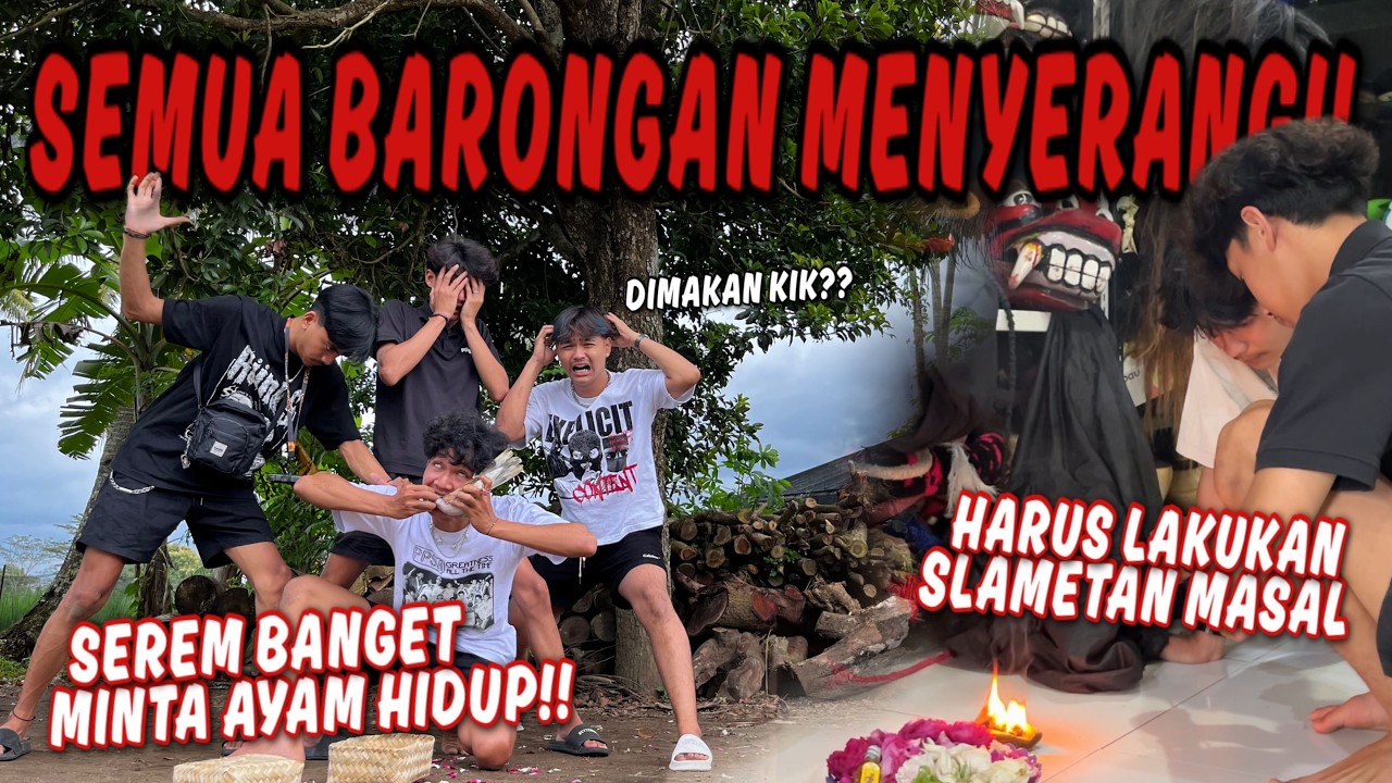 DI SER4NG BARONGAN YANG ADA DI SANGGAR !! Sampai Minta Tumb4l Ayam Hidup.
