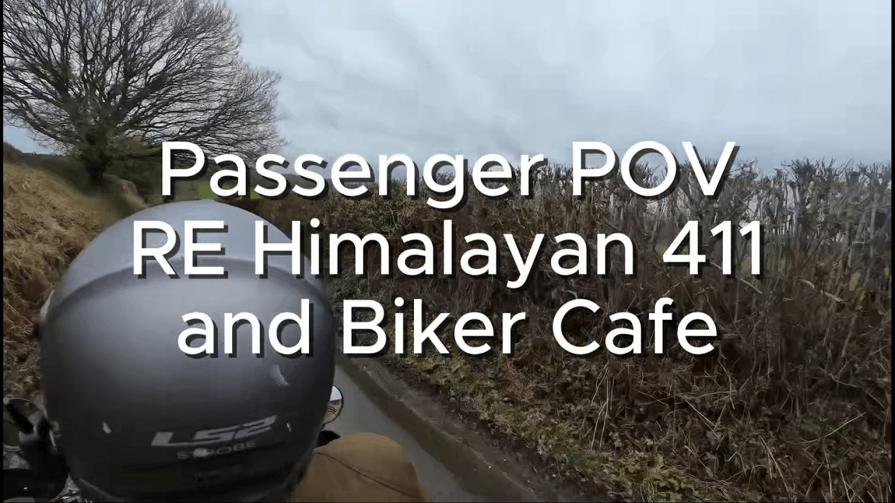 POV Pillion RE Himalayan 411, UK Country Roads and Dragon Soul Café