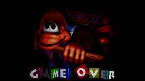 Donkey Kong Country 3: Game Over but it