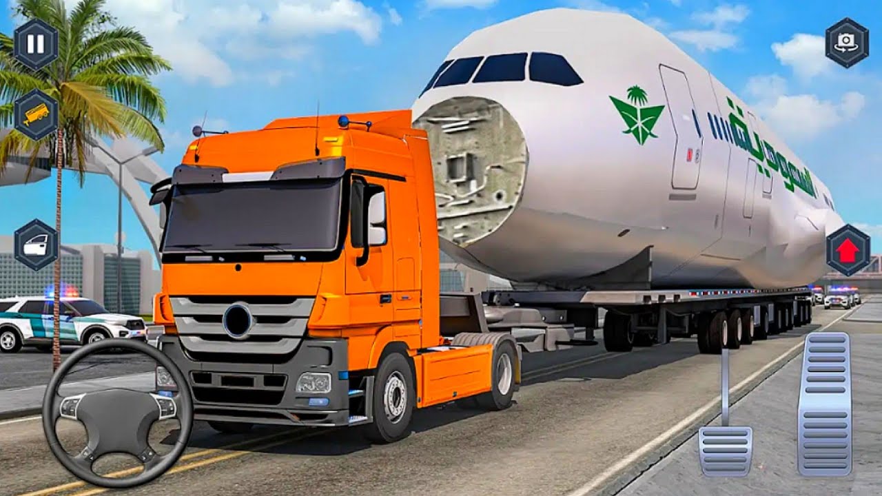 Truck Driver Transport Saudi Arabia Airplanes Cargo Sim 2025 - Android Gameplay