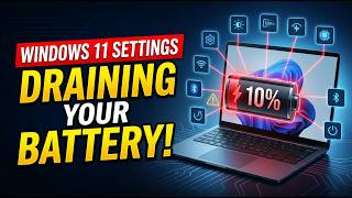 windows settings secretly draining your battery