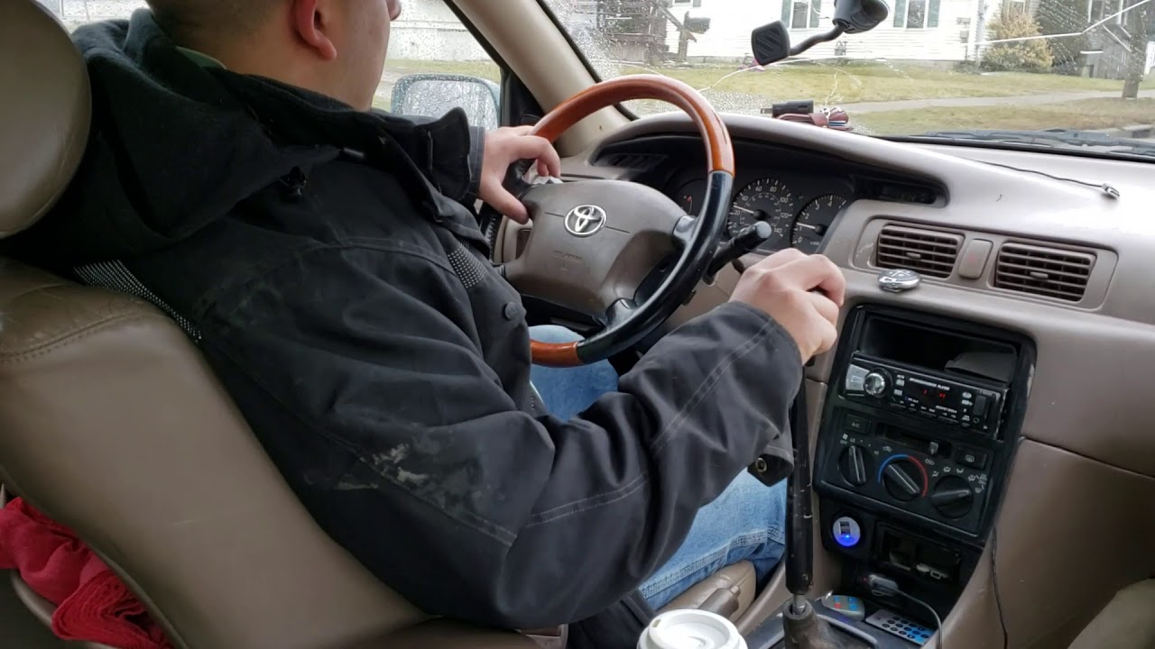 Driving my V6 5-speed Camry out to the farm!
