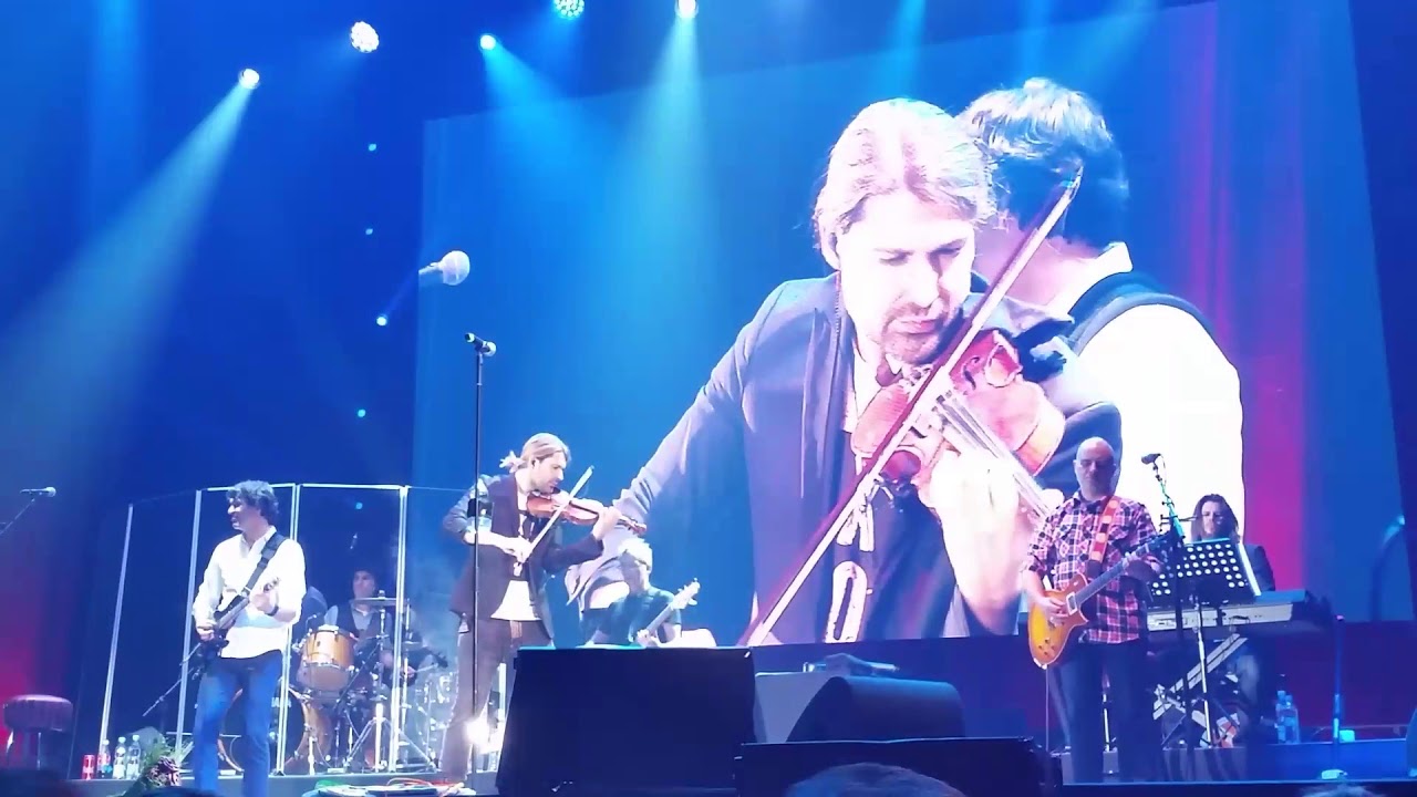 David Garrett and his band - Warsaw -Torwar arena - Explosive tour ...