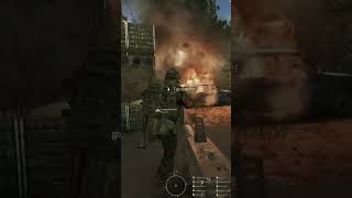 Road ambush on OprFargo Bahkmut #armareforger #gaming #milsim #ps5