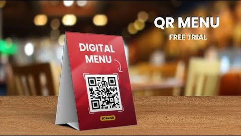 Create your QR Menu Card in 5 min