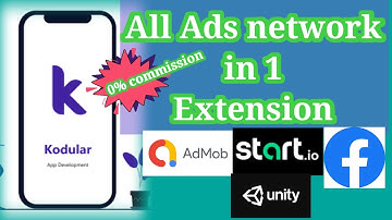 kodular new extension admob , unity , startio  , facebook ads aix all in one