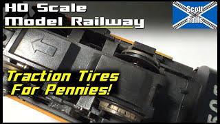 Making Traction Tires/Tyres For Old HO/OO Scale Locos For Almost Free