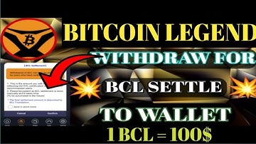 Bitcoin withdrawal procedure/ BCL coin settlement/BCL app Create BCL wallet/ Listing On XT.Com 31Mar