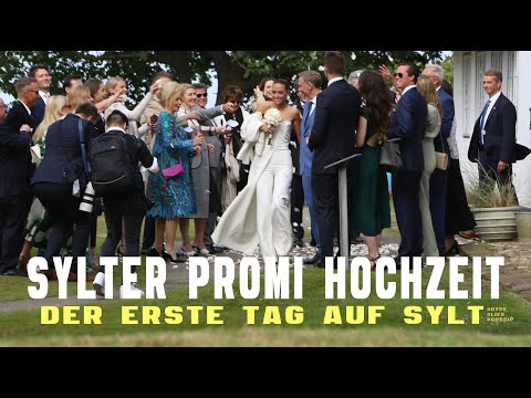 Die Sylter Promi Hochzeit. Zusammenfassung des ersten Tages.