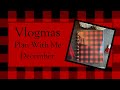 Vlogmas Day 2: December Monthly | Plan With Me #planmas #vlogmas