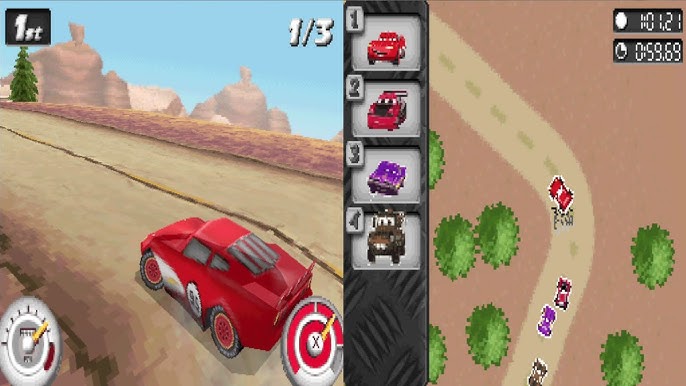 Cars Race-O-Rama - Nintendo DS Gameplay High Resolution (DeSmuME) 