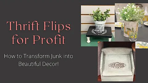 Thrift Flips for Profit | Trash to Treasure | Farmhouse on a Budget | DIY for Resale | Farmhouse DIY