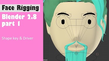 Face Rigging Blender 2.8 Part 1 : Shape Key & Driver