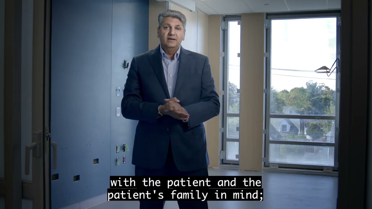 Feil Family Pavilion & Fennessy Family ED - Virtual Tour - Patient Family Room - Adhi Sharma, MD