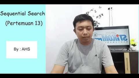 Struktur Data Sequential Search