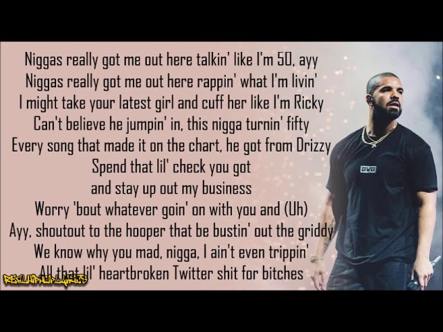 Drake - Push Ups (Drop u0026 Give Me Fifty) [Lyrics] class=
