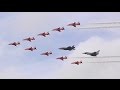 F 35B, Typhoon and Red Arrows at RIAT 2016