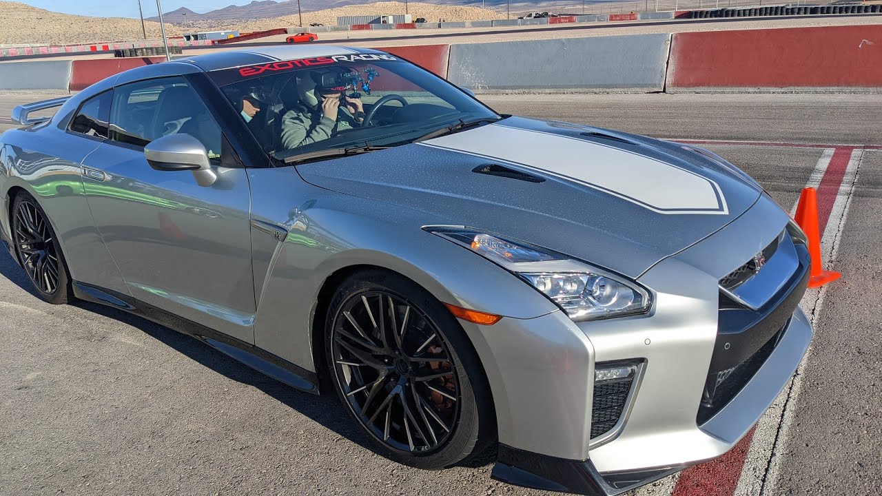 Nissan GT R at Exotics Racing Speed Vegas