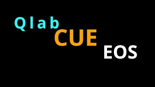 CUE QLAB EOS
