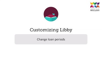 Changing your loan period in Libby