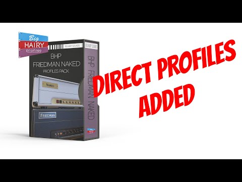 Friedman Naked DIRECT profiles added!