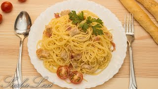 Паста Карбонара. Домашний Рецепт. Вкусно и Просто! Паста Карбонара. Домашний Рецепт. Вкусно и Просто!