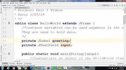 JLabel JFeild Basics
