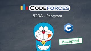 Codeforces 520A - Pangram | Detailed C++ Solution | TheCoDeveloper