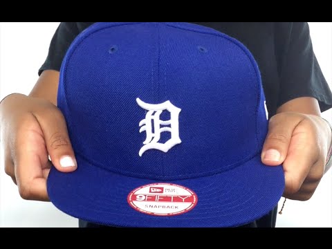 Tigers 'TEAM-BASIC SNAPBACK' Royal-White Hat by New Era 