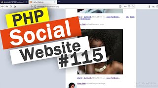 Social Website from scratch - Part 115 -Getting AJAX feedback 2 | OOP PHP with MYSQL Database
