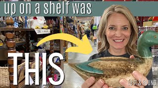 AMAZING Antique Mall Find! What&#39;s it worth?? Come Thrift with Me, Thrift Haul &amp; Decorating.