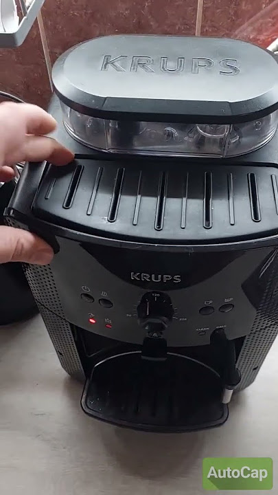 Krups coffeemachine error 