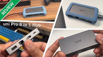 Union Pro USB-C 8 in 1 Hub - Perfect for an iPad or Laptop - Unboxing, Demo and Product Review