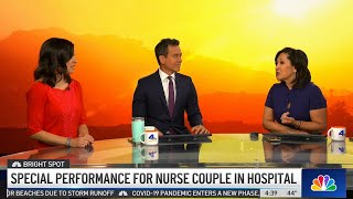 Guitarist Moses Lin Performs For Couple in Hospital | NBCLA