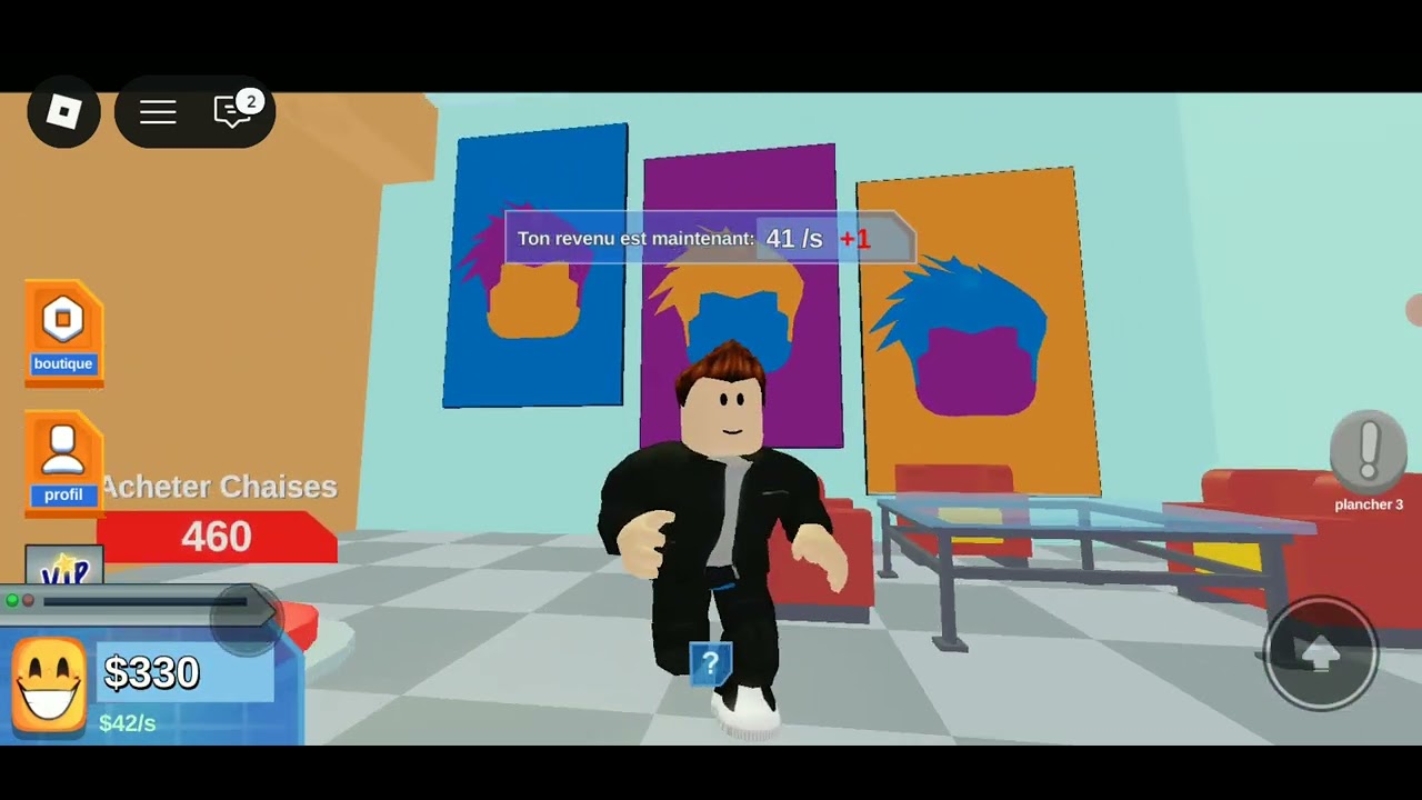 Je construis un super marcher sur roblox (mall tycoon) partie 1