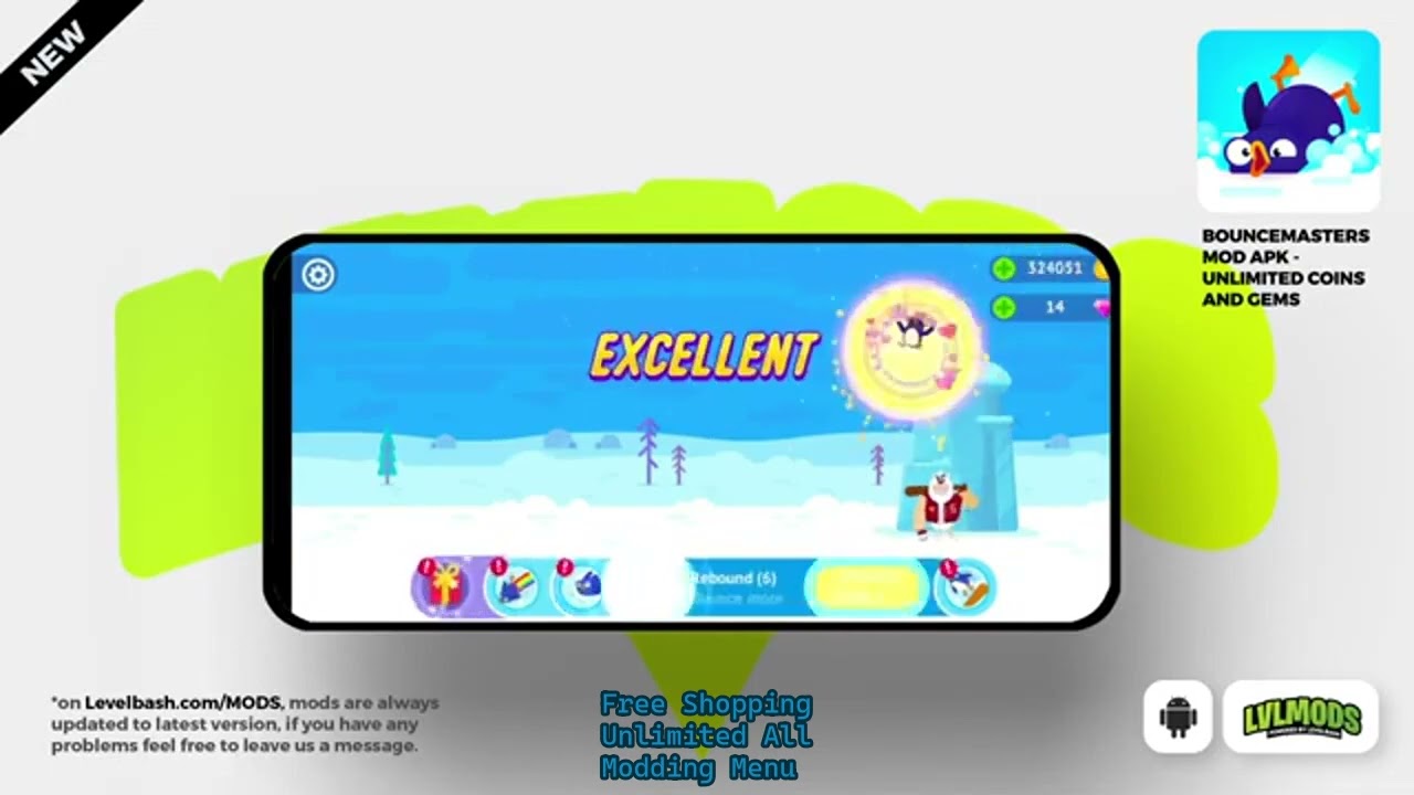 Bouncemasters Mod Apk / Mod Ipa (Android / Ios) Mediafire Atualizado 2025 | Dinheiro Ilimitado