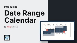 MAQ Software Date Range Calendar screenshot 5