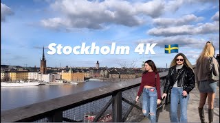 Stockholm 4K HDR Walking Tour Sweden 2024{SÖDERMALM}