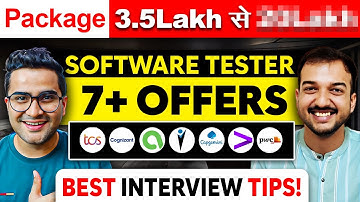 From 3.5 LPA CTC  to 30 LPA  , 7 Offers! - 5 Years of Journey in Software Testing 💯
