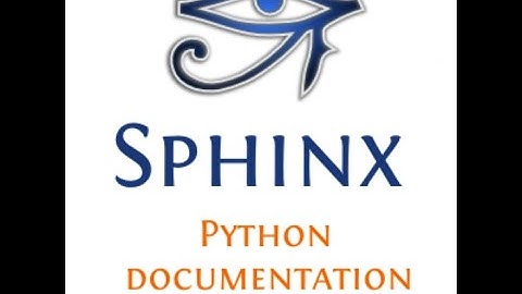 Simple Tutorial on How to document your Python Project using Sphinx #sphinx #python