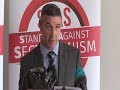 Unionist Senator speaks at Sinn Féin Anti-Sectarian policy document launch