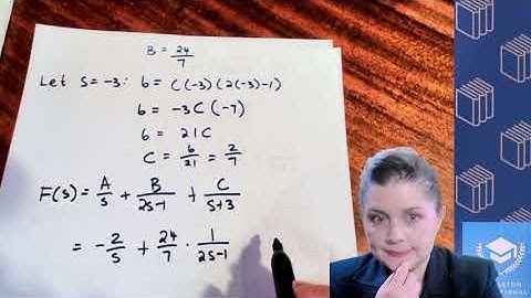 Topic 4 (4.07):  Laplace Transforms: Example 6
