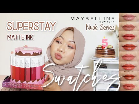 СЕРИЯ MAYBELLINE SUPERSTAY MATTE INK Nude — 8 ЦВЕТОВ